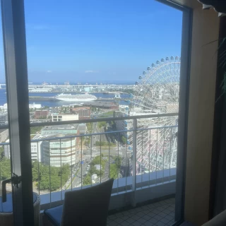 披露宴（ロイヤルスイートルーム）からの景色です。