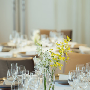 テーブル装花|662050さんのリストランテKubotsu （ひらまつウエディング）の写真(2033348)
