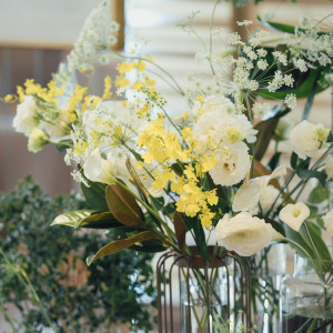 テーブル装花|662050さんのリストランテKubotsu （ひらまつウエディング）の写真(2033363)