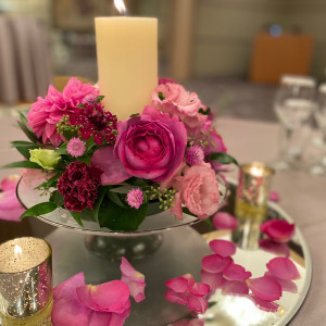 ゲストテーブル装花|662198さんのヒルトン名古屋の写真(1808270)