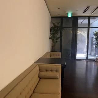 披露宴会場前のロビー(見学)