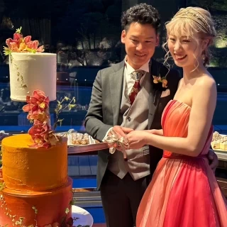 ケーキ入刀