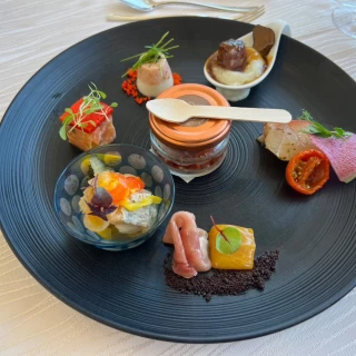 結婚式当日の料理1