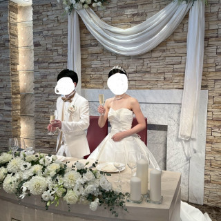 新郎新婦席