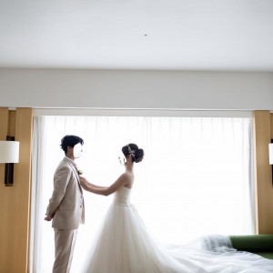 控え室|662503さんの白の教会/アールイズ・ウエディングの写真(2569338)