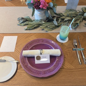 ゲストテーブル|662503さんの白の教会/アールイズ・ウエディングの写真(2569326)