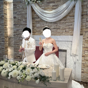 新郎新婦席|662503さんのマリーグレイスの写真(2547199)