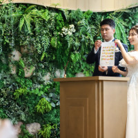 結婚証明書披露