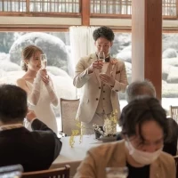 親族披露宴での乾杯