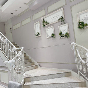 披露宴会場の階段|662875さんのラ・セーヌブランシュの写真(1878048)