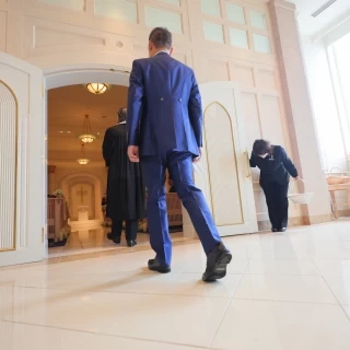 挙式会場入場前