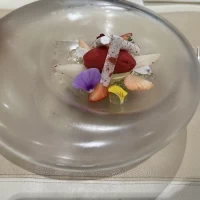ピスタチオのムース
ベリーのジェラート
濃厚抹茶ソース