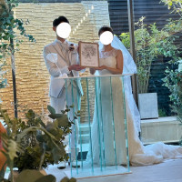 結婚証明書披露