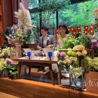 パンパスグラスは少なめにしました