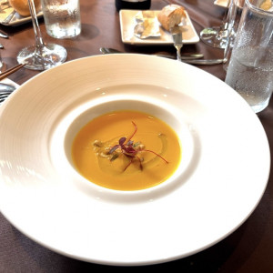 パンプキンスープ|663100さんのTHE GARDEN PLACE SOSHUEN(ザ・ガーデン・プレイス 蘇州園)の写真(2545320)