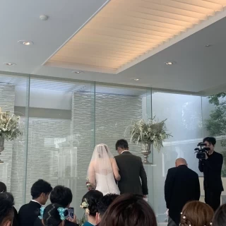 新郎新婦入場