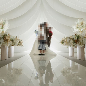 挙式前の記念撮影|663221さんの小さな結婚式 福岡店の写真(1815325)