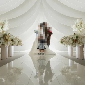 挙式前の記念撮影|663221さんの小さな結婚式 福岡店の写真(1815325)