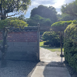 庭園への入り口|663457さんのマナーハウス島津重富荘の写真(1824031)