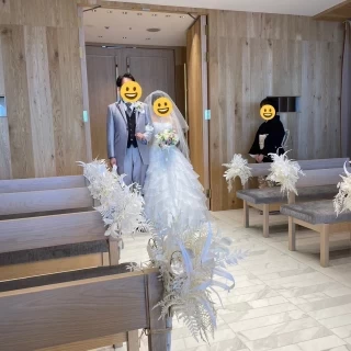 挙式の入場シーン