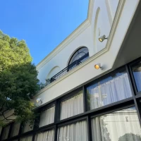 ガーデン側から見た披露宴会場です