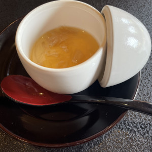 フカヒレの餡がかかった茶碗蒸しです。食べやすかったです。|663665さんの石苔亭 いしだの写真(1824785)