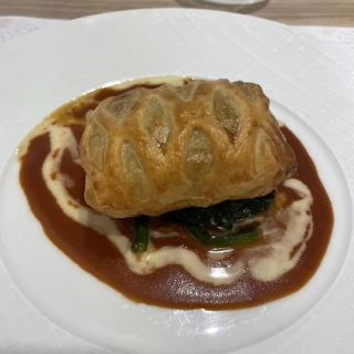 試食の魚料理
