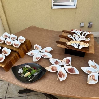 ウェルカムパーティーの料理です