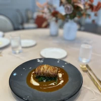 メインのお魚料理