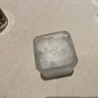 2人の地元のお酒を使用したグラニテ（氷菓）。