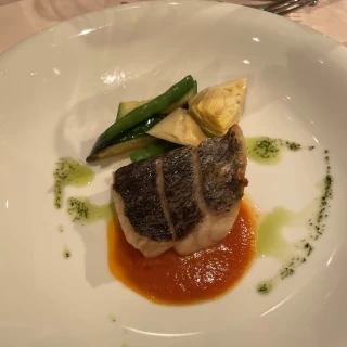 コースのお魚です。