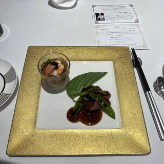 試食の前菜とメイン
前菜がとても美味しい！