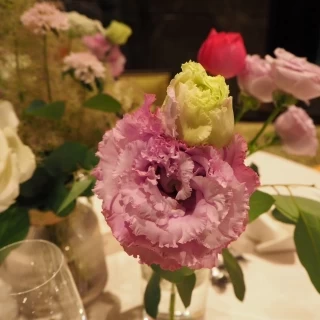 披露宴会場の装花