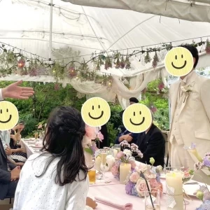 ガーデンでのアットホームなパーティ|664281さんのフェリーチェガーデン 日比谷の写真(1827220)