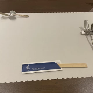 試食テーブルコーディネート