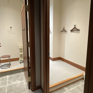 ゲストの更衣室。|664343さんのBLANC RIRE大阪（ブランリールオオサカ）●BRASSグループの写真(1851118)