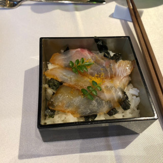 真鯛と唐墨の海苔寿司