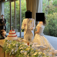 ケーキ入刀も同じ場所で行います