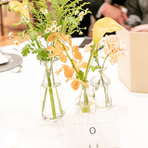 ゲストテーブル装花|664853さんのMARRYGOLD KURUME(マリーゴールド久留米)の写真(1828169)