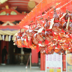 厄除けで息を吹き込みます|664941さんの宮城県護国神社の写真(1829934)