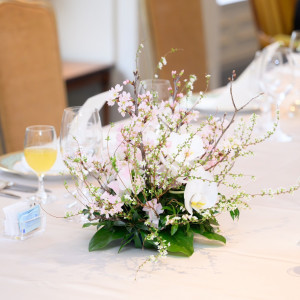 テーブル装花|665168さんのホテルニューオータニの写真(2115436)