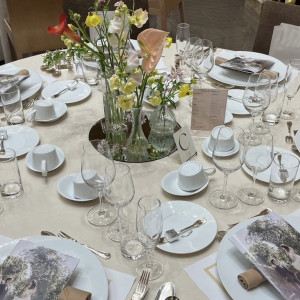 ゲストテーブル装花|665219さんのアルカンシエル luxe mariage 名古屋（アルカンシエルグループ）の写真(2102012)