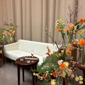 メインテーブル装花|665219さんのアルカンシエル luxe mariage 名古屋（アルカンシエルグループ）の写真(2102018)