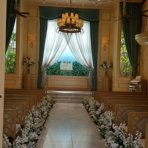 チャペル入り口|665410さんのBLEU LEMAN 名古屋（ブルーレマン ナゴヤ）●BRASSグループの写真(2542791)