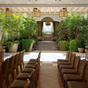 チャペルと中庭は直結|665410さんのBLEU LEMAN 名古屋（ブルーレマン ナゴヤ）●BRASSグループの写真(2542823)