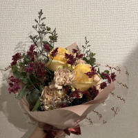 フェア期間にいただいた花束です。