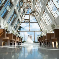 チャペル撮影新郎新婦