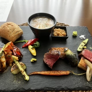 お野菜が美味しいです。
