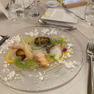 コースのお料理です。