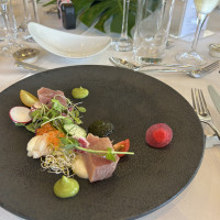 コースのお料理の写真です。